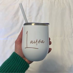 Laura Cup with straw